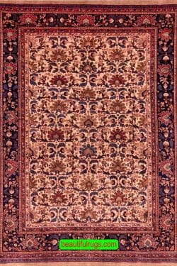 Antique Persian Rug, Persian Farahan Rug, size 6.2x8.2