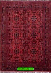 7317- Afghan Rug, Nomadic Tribal Rug, Area Rug