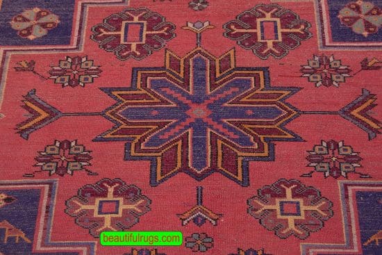 Caucasian Rug, Russian Shirvan Rug, Colorful Tribal Rug