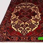 2194- 4×6 Persian tribal rug. Persian Hamadan rug.