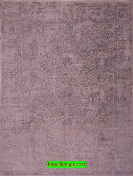 Modern Oriental Rug, Gray Oriental Rug, size 8x10