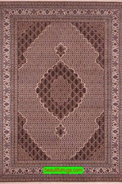 Persian Carpet Design, Indian Oriental Carpet, size 6.6x10.1