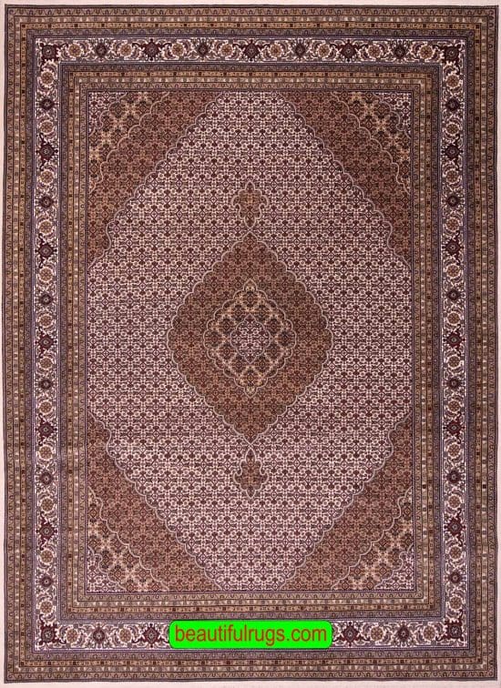 Traditional Living Room Rug, Medallion Rug, Rug from India, size 9x12.3