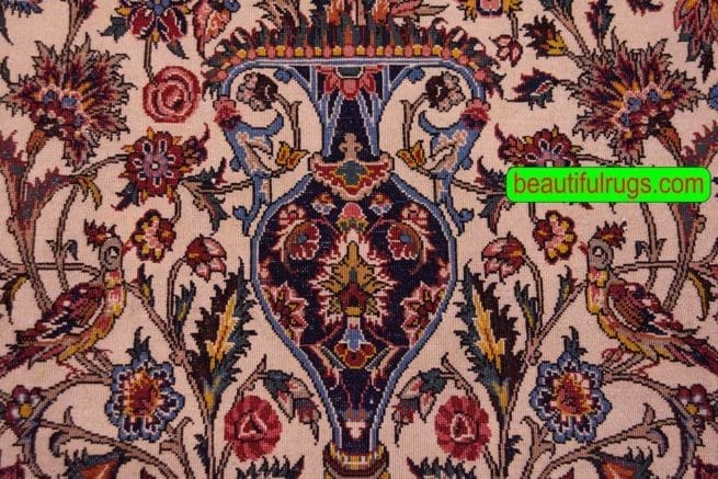 Handmade Persian Bakhtiari prayer rug with tree of life. Size 4.5x7.3