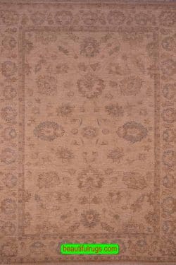 Muted Color Rug, Turkish Transitional Style Rug, Size 6.1x9