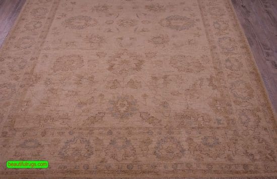 Muted Color Rug, Turkish Transitional Style Rug, Size 6.1x9