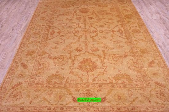 Oushak Rugs, Carpet Turkish, Turkish Oushak Rug, Beautiful Rug, size 6.2x9