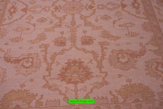 Oushak Rugs, Carpet Turkish, Turkish Oushak Rug, Beautiful Rug, size 6.2x9