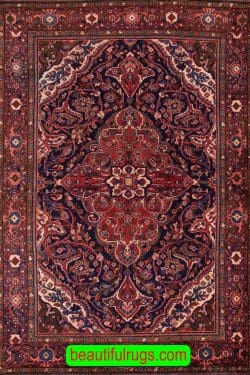 Persian Borchaloo Rug, High Traffic Rug, Entryway Rug. Size 4.10x7