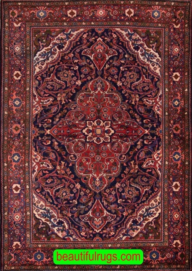 Persian Borchaloo Rug, High Traffic Rug, Entryway Rug. Size 4.10x7