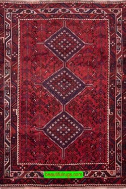 Persian Tribal Rug, Nomad Tribal Rug from Shiraz, size 6x8.8