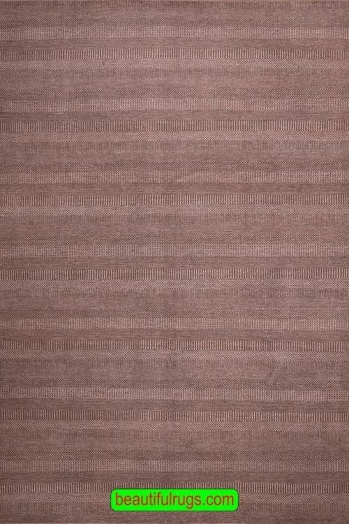 Brown and Beige Color Contemporary Rug, size 9.3x12