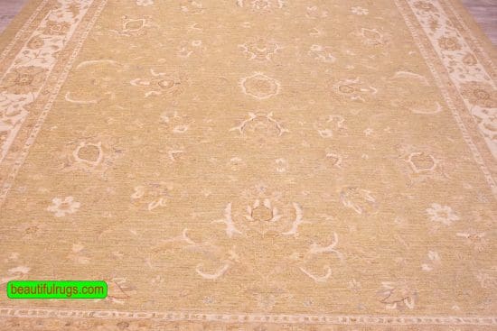 Turkish Design Rug, Pastel and Green Color Rug. Size 9x11.10