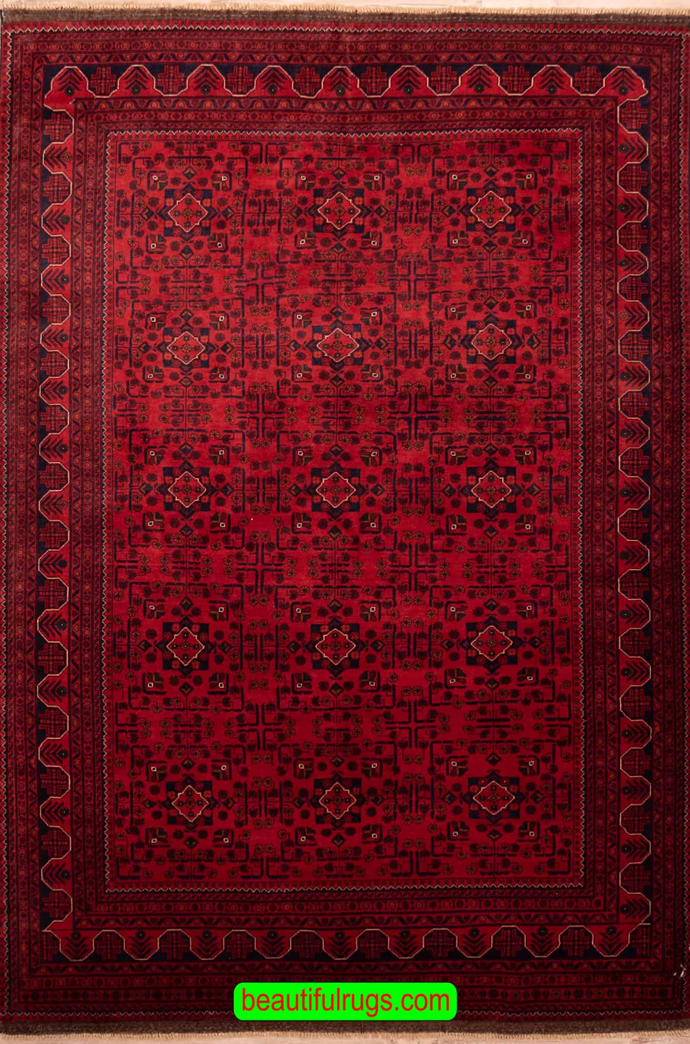 Khal Mohammadi Rug, Handmade Oriental Rug, Traditional Wool Rug, size 6.5x9.7, main image