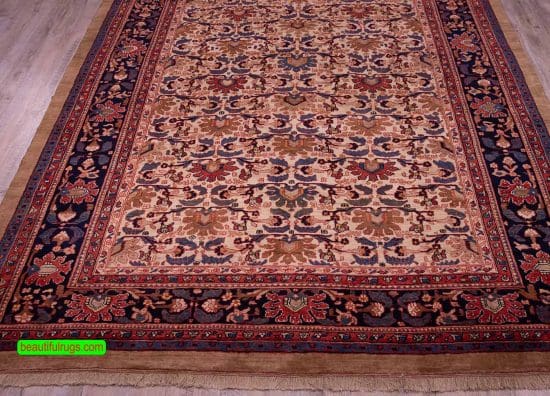 Antique Persian Rug, Persian Farahan Rug, size 6.2x8.2