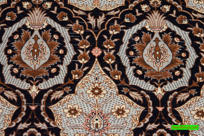 Isfahan Rugs, Authentic Hand Knotted Small Persian Rug