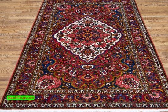 Antique Persian Rug Circa 1930, Vintage Persian Bakhtiari Rug