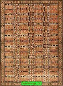 Old Persian Rug, Turkmen Rugs, Rust Color Persian Turkmen Rug
