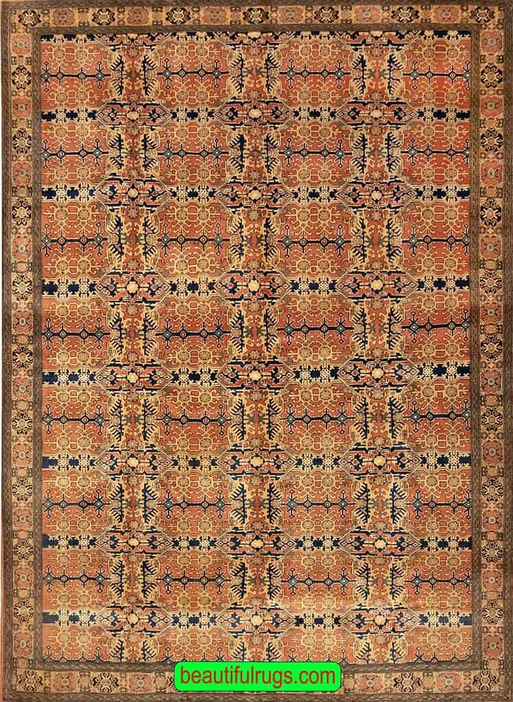 2291- Old and Unique Persian Turkmen Rugs with Rust Color. size 8x11.2. 2291- Old and Unique Persian Turkmen Rugs with Rust Color. size 8x11.2.