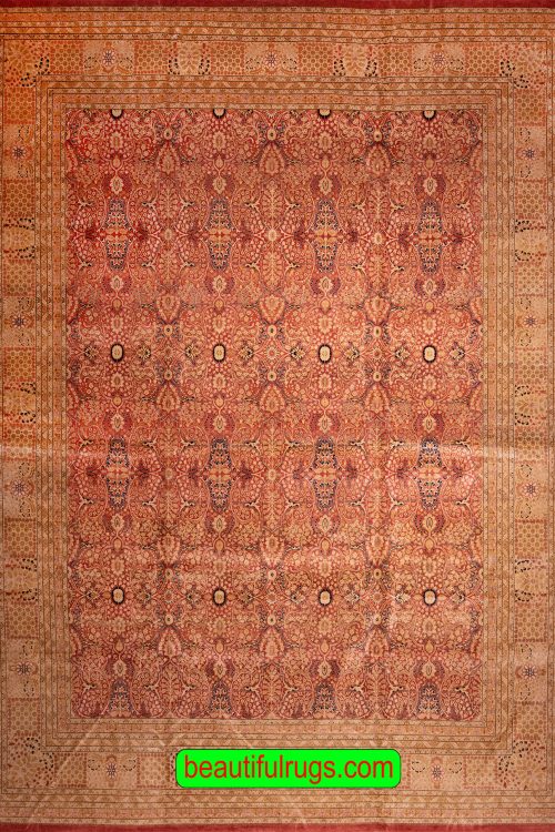 Mahal design rug, large rug for living room. Size 121x15.3