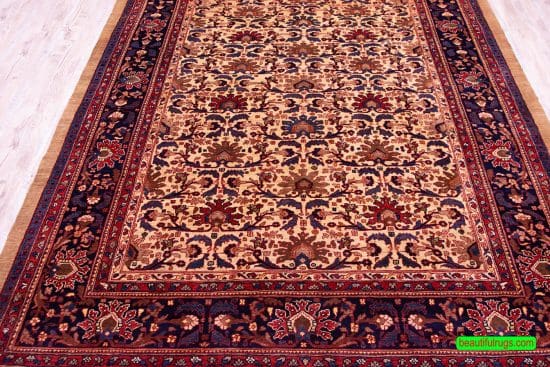 Antique Persian Rug, Persian Farahan Rug, size 6.2x8.2