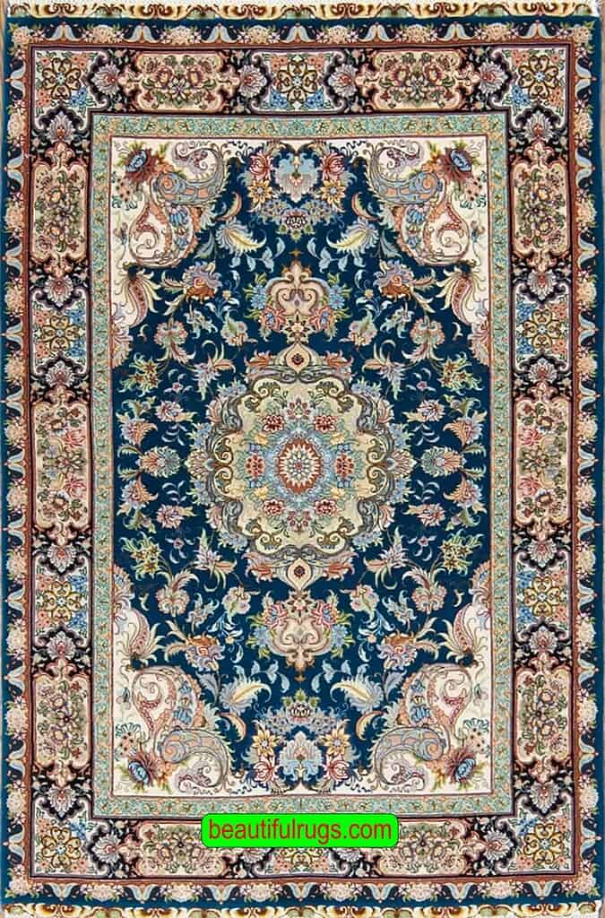 Teal Green Rug Persian Tabriz Rug Rugs Los Angeles