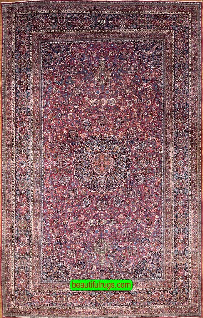 12x18 Rug Antique Persian Mashad Rug Beautiful Rugs