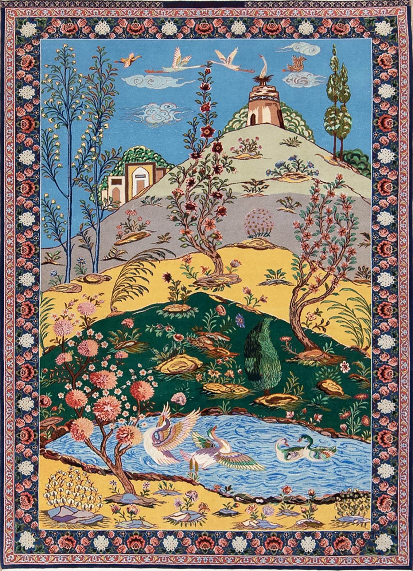 Persian Rug, Natural Dye Rug, Persian Haghighi Rug