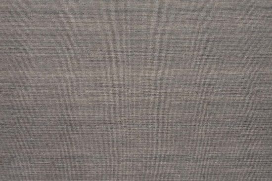 Thick wool hand loomed Gabbeh style contemporary oriental rug in gray color. Rug size 4.1x6.