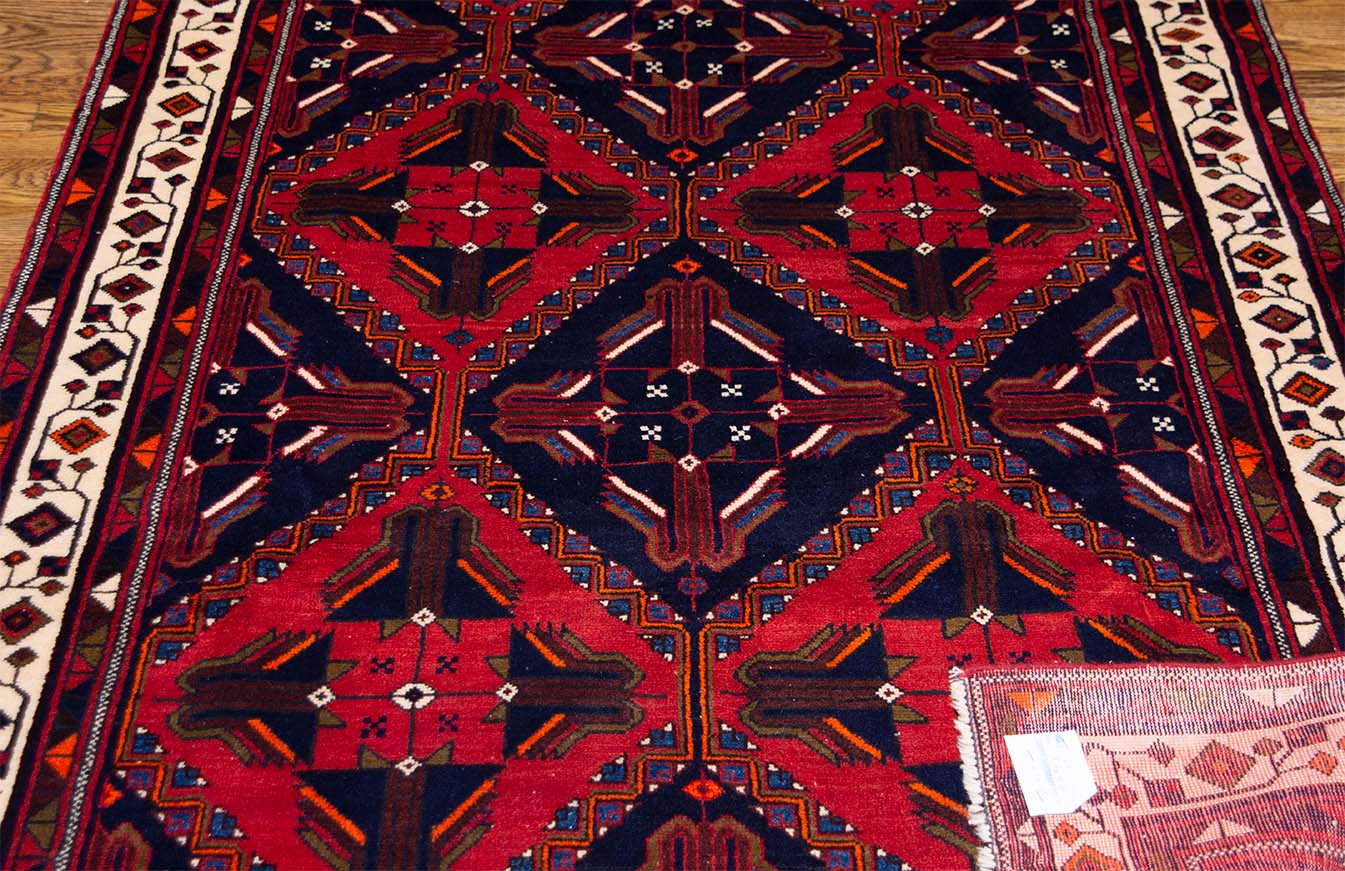 Rug Source Geometric Shiraz Persian Handmade Rug 3x4