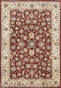 Handmade area rug, floral Kashan design wool are rug in red color within 4x6 to 5x8 rugs size. 
