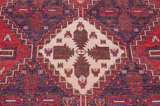 5x7 area rug. Handmade Persian Shiraz wool area rug for bedroom. Size 5x7.3.