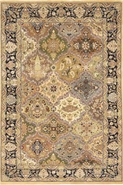 Oriental rug online. hand knotted wool oriental rug made in Pakistan with pastel and earth tone colors. Size 3.1x4.10.