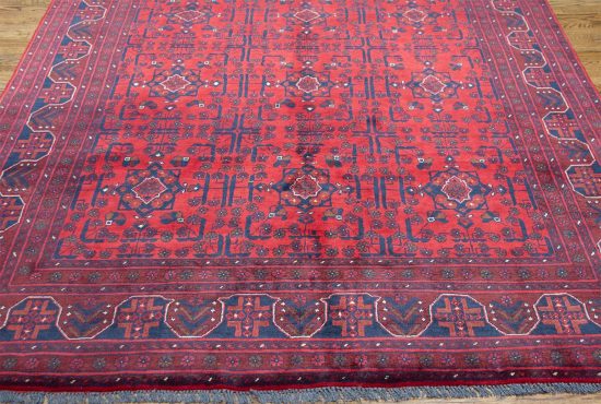 Living room rug. Handwoven traditional rug from Afghanistan. Rug size 6.6x9.7.