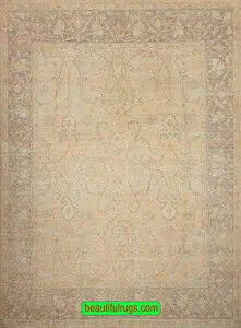 Handmade Oriental Rug, Sultanabad Design Rug, Muted Color Rug
