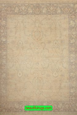 Handmade Oriental Rug, Sultanabad Design Rug, Muted Color Rug