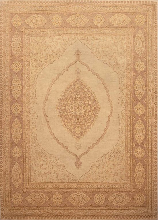 Hand Knotted Oriental Rug, Transitional Ziegler Rug, Earth Tone Color Rug