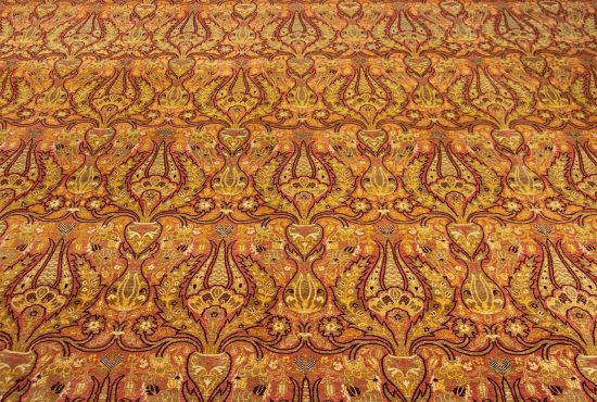 Large oriental area rugs. Hand Knotted designer area rug in beige color and contemporary style. Size 10.2x13.3.