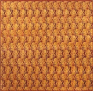 Square rugs 10x10. Designer handmade 10 ft square rug for square dining room and square foyer in beige and pastel colors.