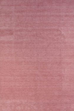 Pink area rug in contemporary Gabbeh style made of wool. Size 8.1x10.1.