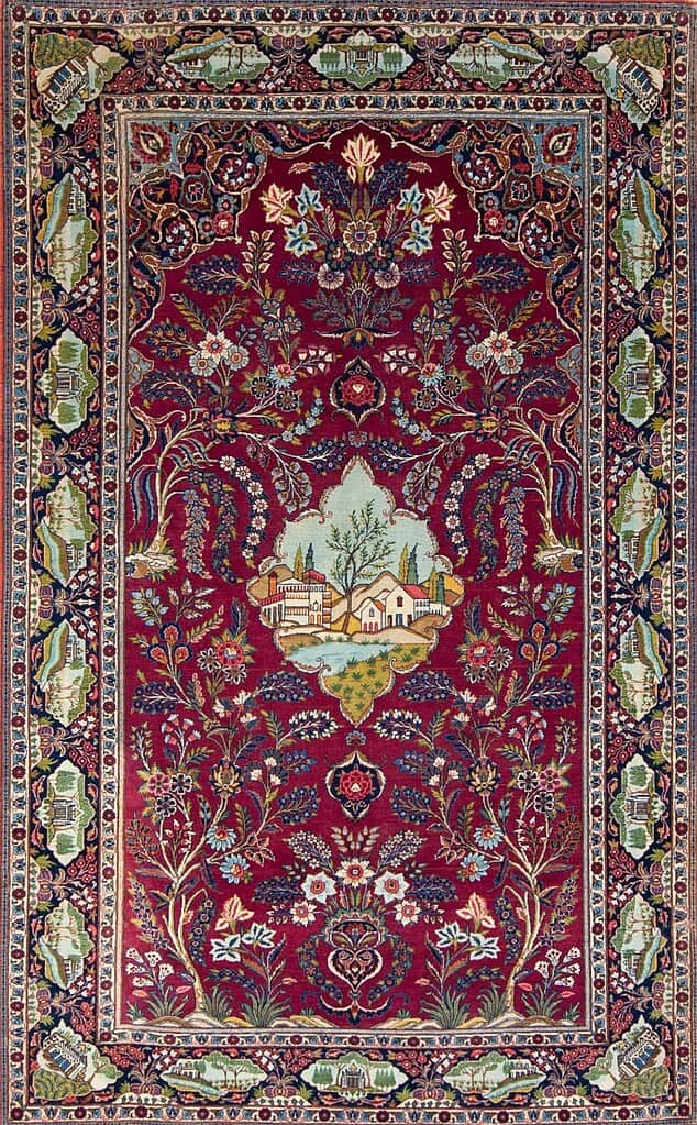 old mountain PERSIAN DESIGNED CARPET 絨毯 persian-designed-carpet - OLD MOUNTAIN OFFICIAL