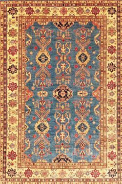 Handmade Oriental Rug, Caucasian Design Rug, 8×10 Wool Rug.