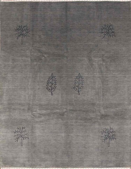 8 x 10 area rugs in grey color made of wool, grey modern area rugs made in India.