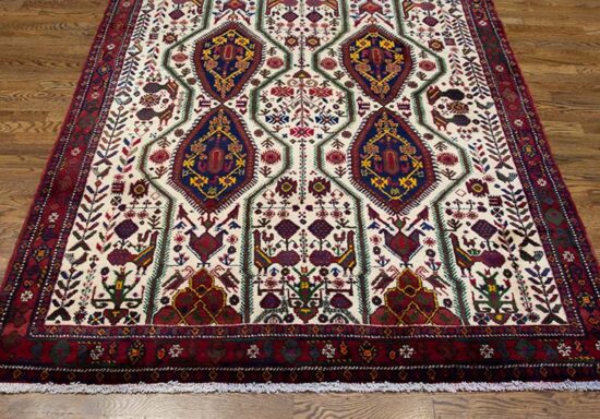 Kitchen rugs made of 100% wool crafted in Iran. size 5.2x7.2.