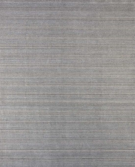 Contemporary area rug crafted in India, grey rug 8x10 made of wool.