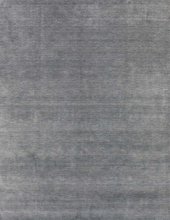 Gray and white rug made of 100% wool. a contemporary gray rug 8x10 crafted in India.