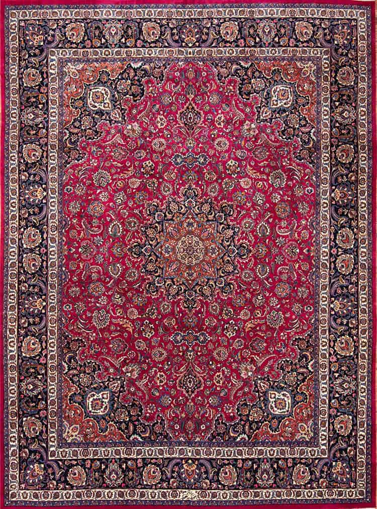 絨毯　mashad carpet Living Room Rugs | 10x12 Rug | Persian Rugs | Chicago Rug Store