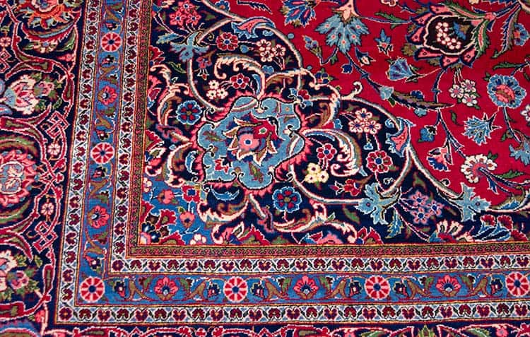 Rug 2791- Persian burgundy rug with beautiful center medallion and floral motifs. Handmade old Persian Kashan rug in excellent condition. Size 8.9 x 12.9. Rug 2791- Persian burgundy rug with beautiful center medallion and floral motifs. Handmade old Persian Kashan rug in excellent condition. Size 8.9 x 12.9.