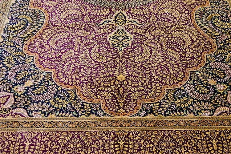 7556- Stunning 100% pure silk rug highly detailed luxurious hand knotted Persian Qum silk rug for Living room. Size 6.6 x 9.9. 7556- Stunning 100% pure silk rug highly detailed luxurious hand knotted Persian Qum silk rug for Living room. Size 6.6 x 9.9.