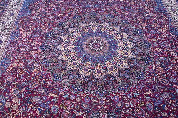 Rug 2796- Antique Persian Mood rug representing cultural significance of rug weaving. A rare 19th century Persian carpet with 400 KPSI in pristine condition. Size 10.6 x 13.9. Rug 2796- Antique Persian Mood rug representing cultural significance of rug weaving. A rare 19th century Persian carpet with 400 KPSI in pristine condition. Size 10.6 x 13.9.